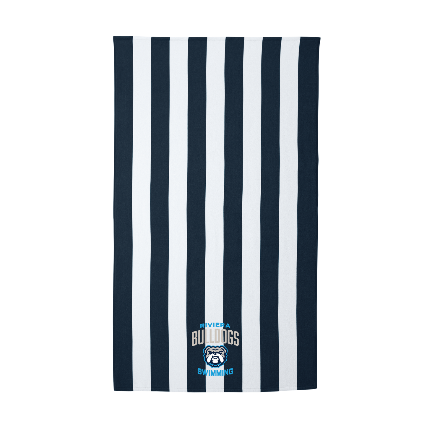 Striped Towel – Riviera Bulldogs Swimming
