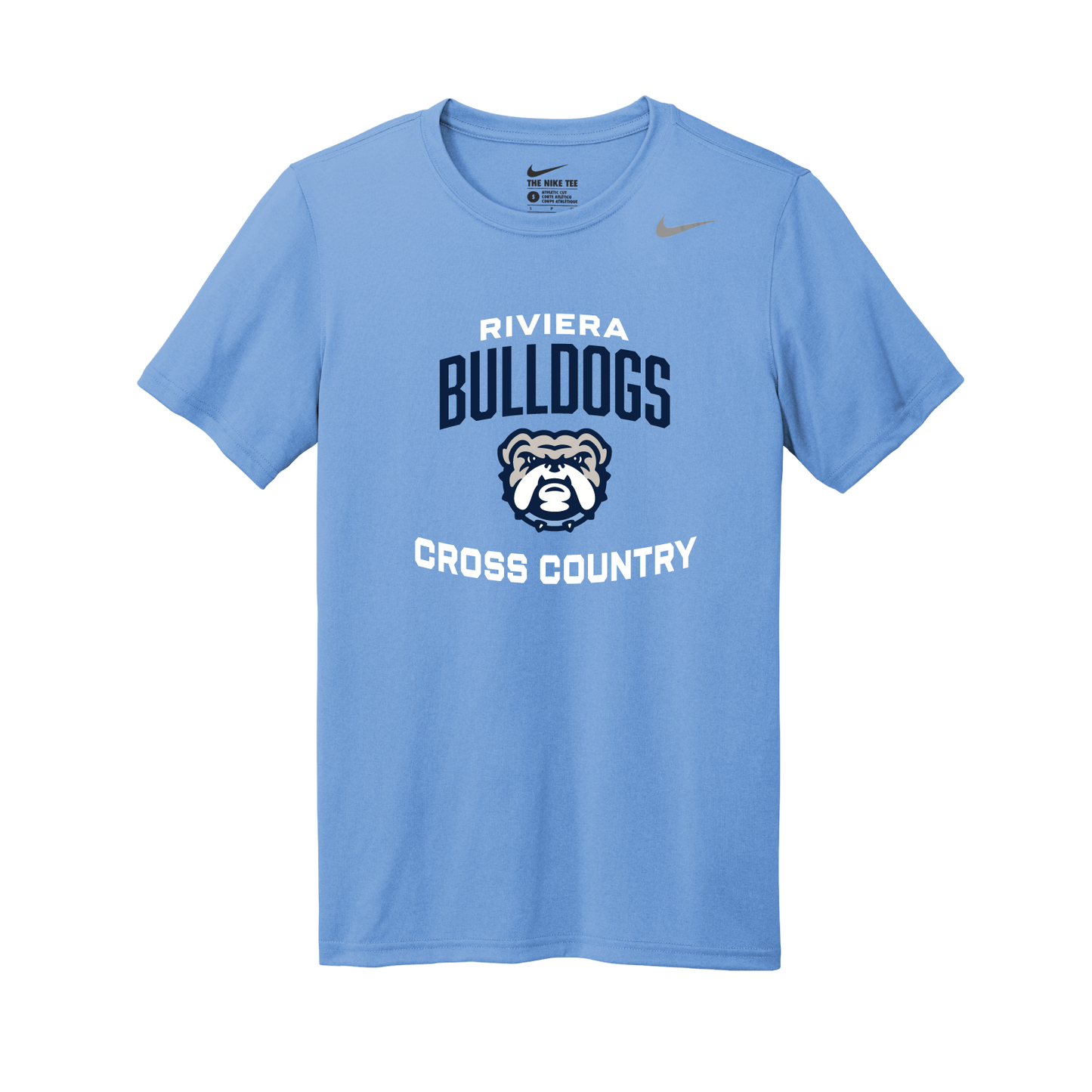 Light Blue Nike Tee – Riviera Bulldogs Cross Country