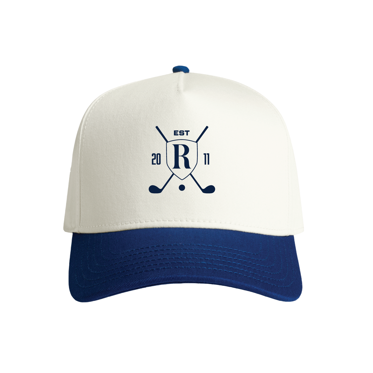 Cream/Blue Cap – R Est. Crest
