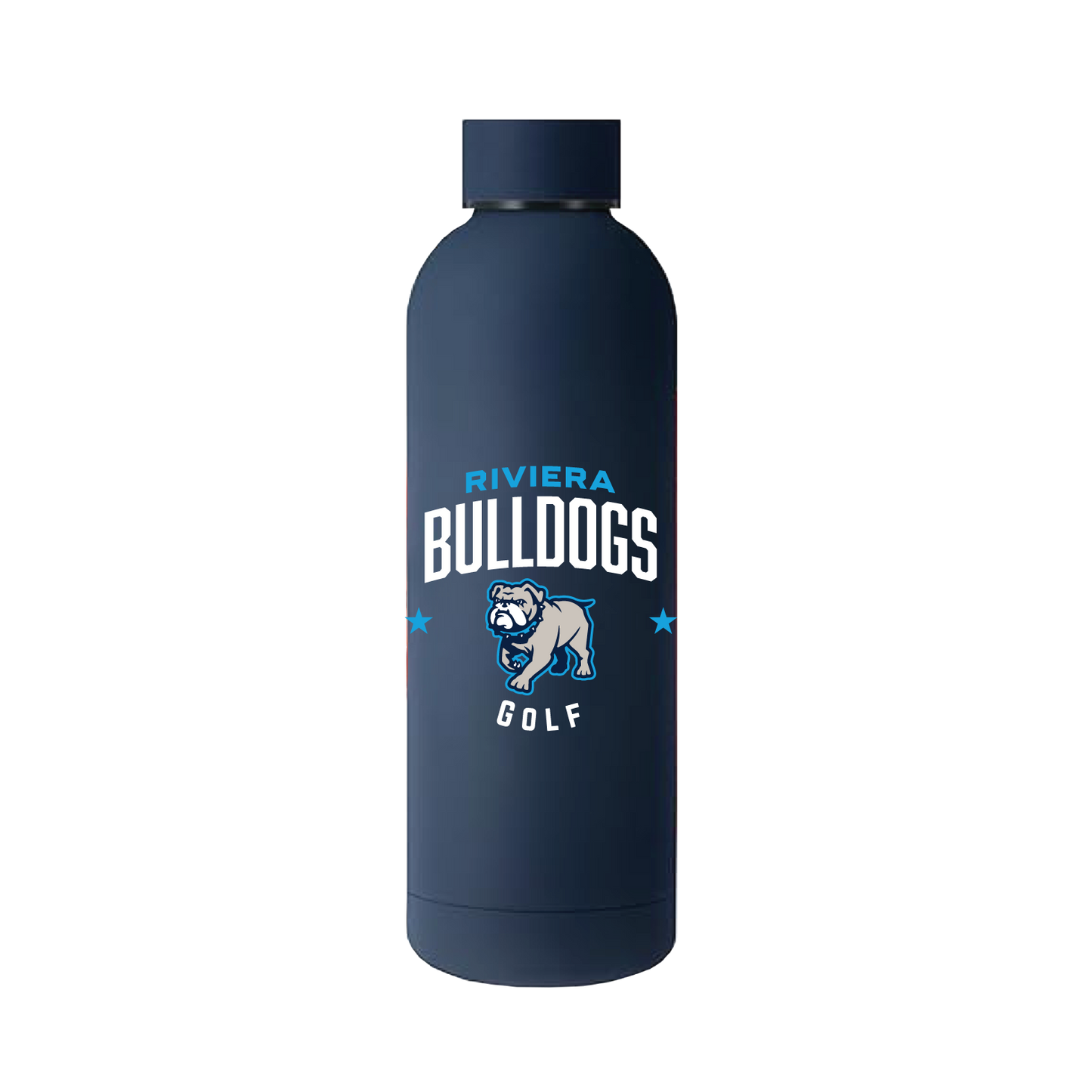 Navy Water Bottle – Riviera Bulldogs Golf
