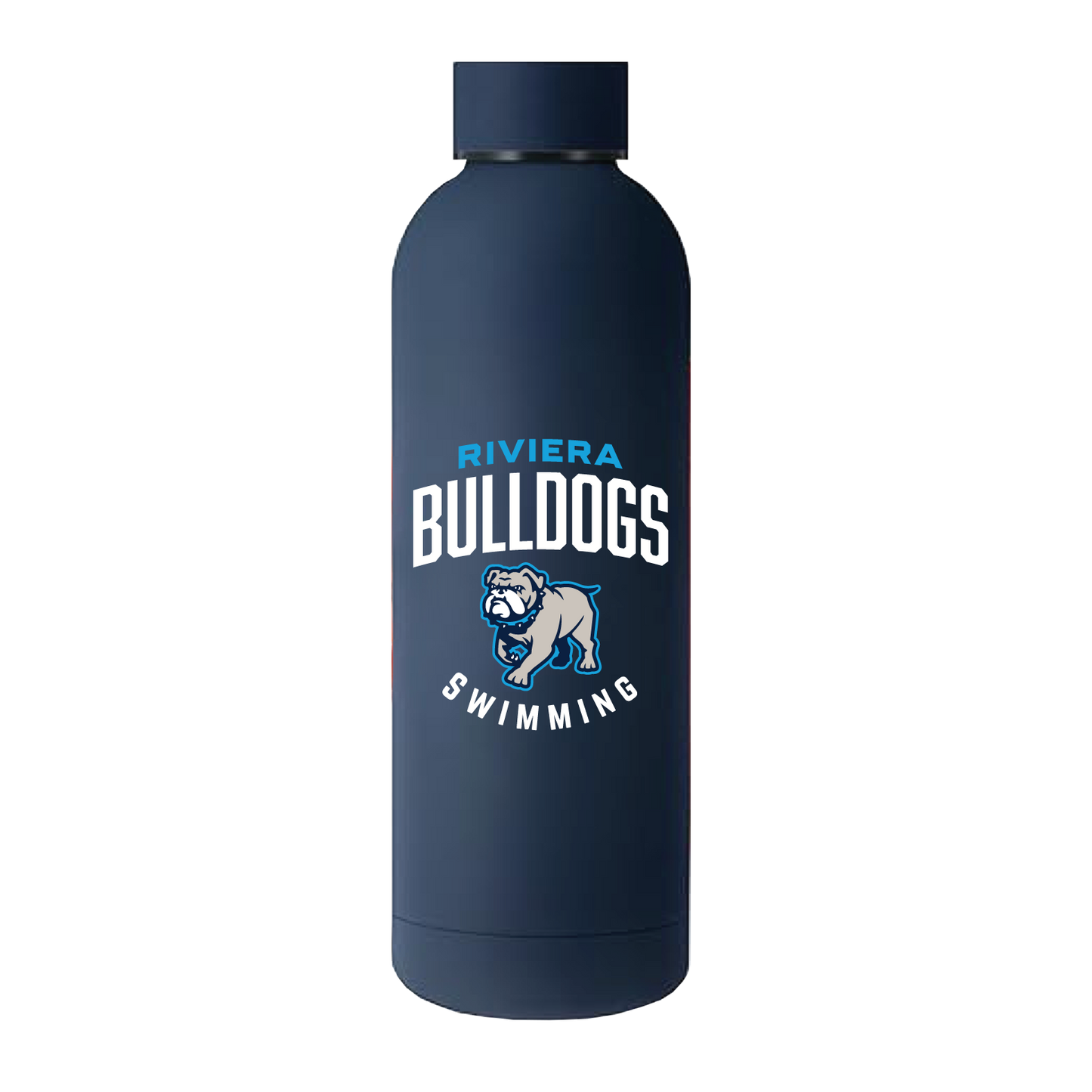 Navy Water Bottle – Riviera Bulldogs Swimming