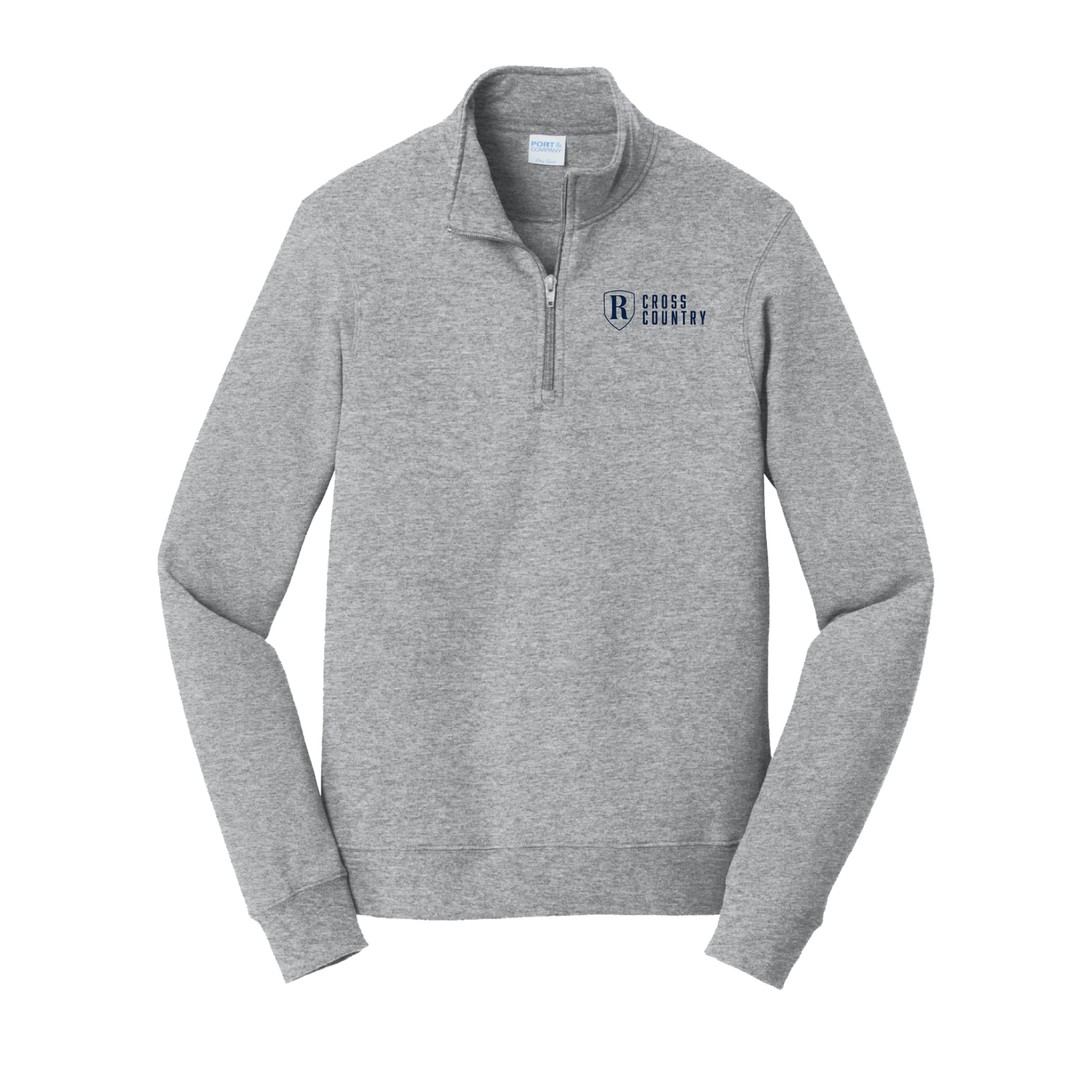 Grey 1/4-Zip Pullover – R Cross Country