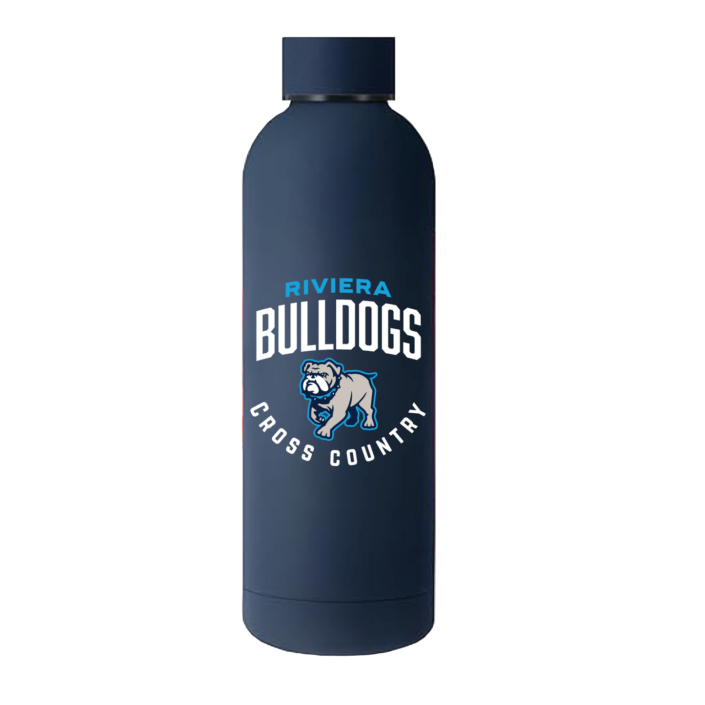 Navy Water Bottle – Riviera Bulldogs Cross Country