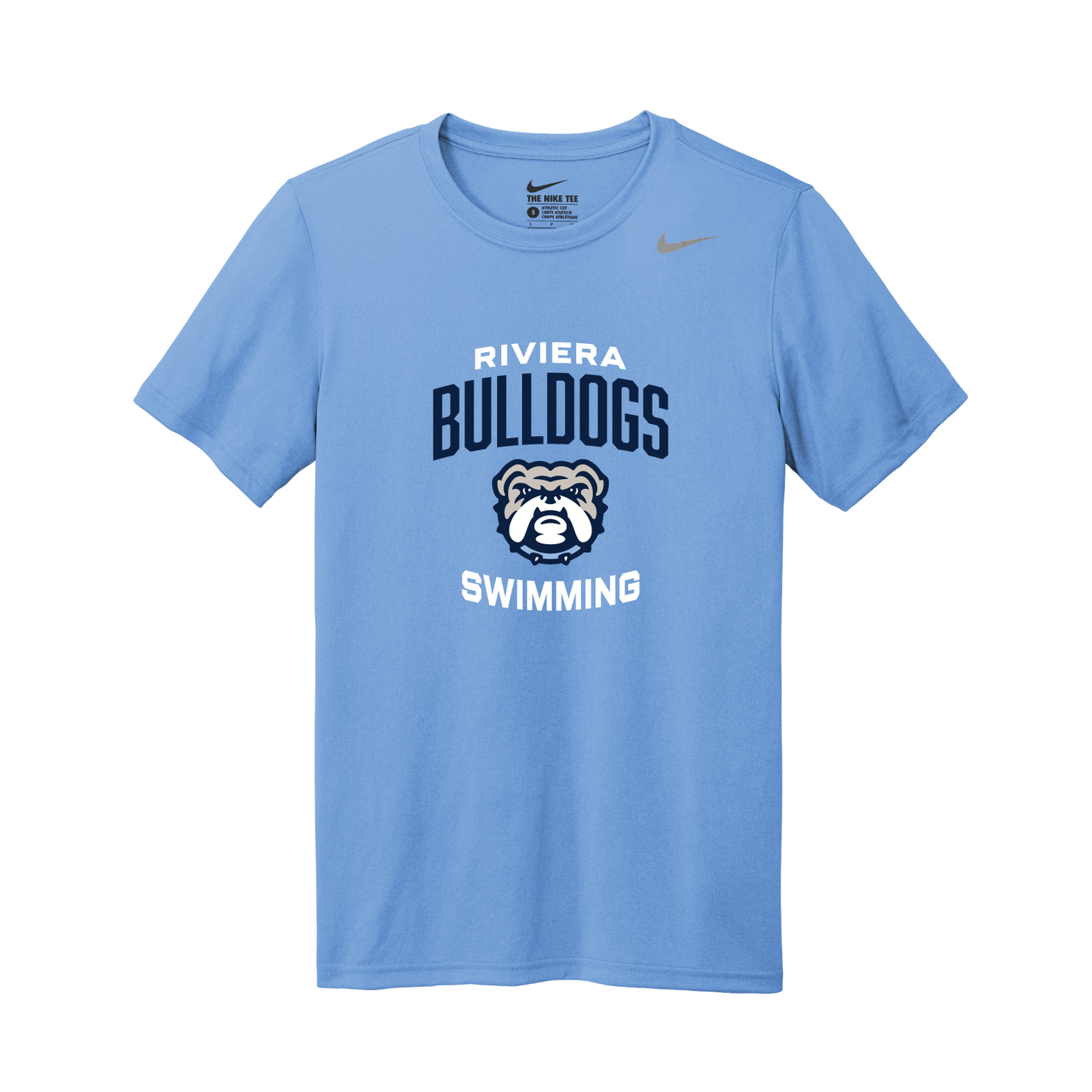 Light Blue Nike Tee – Riviera Bulldogs Swimming