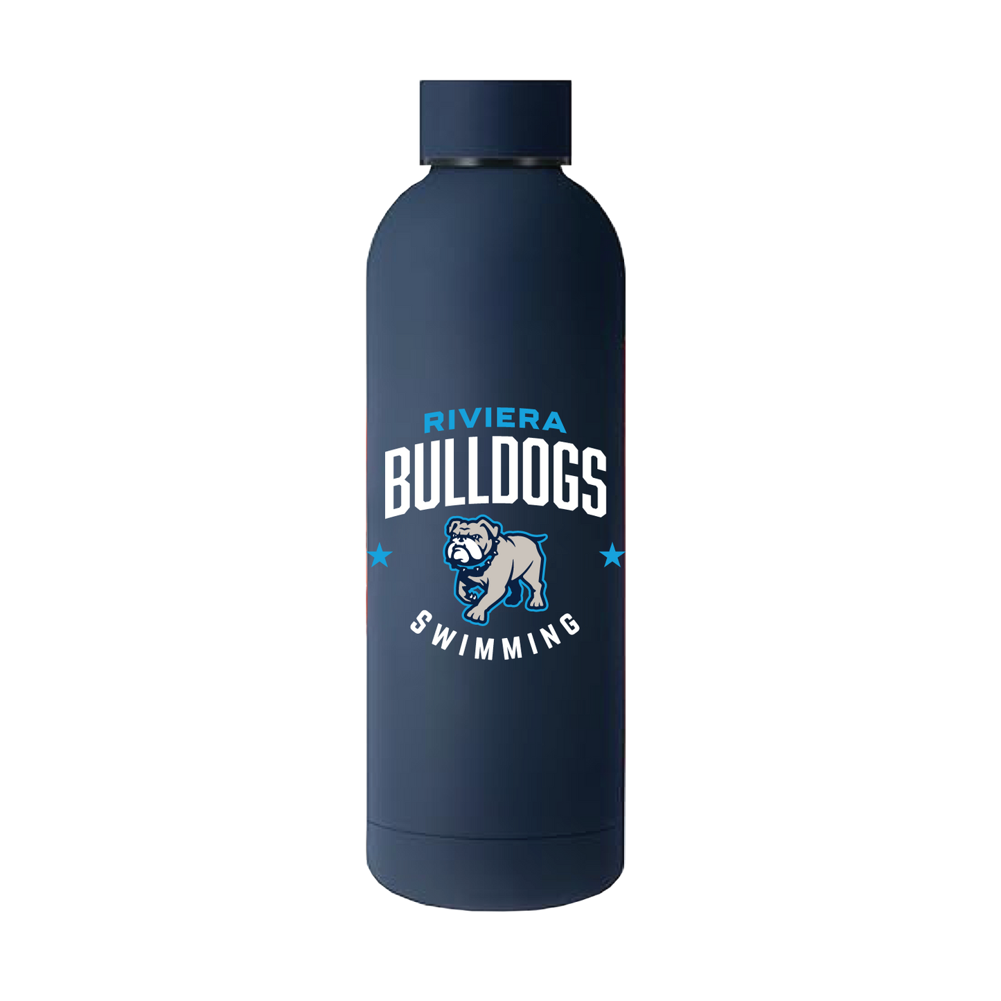 Navy Water Bottle – Riviera Bulldogs Swimming