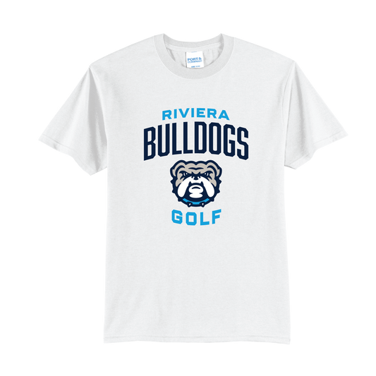 White Cotton Tee – Riviera Bulldogs Golf