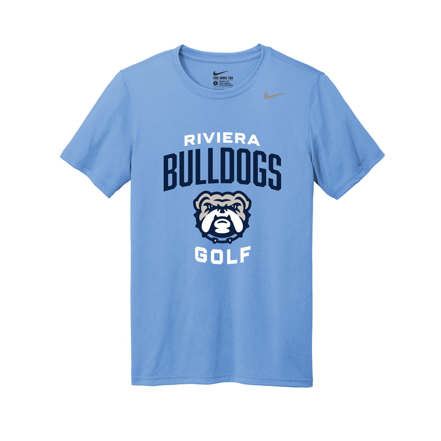 Light Blue Nike Tee – Riviera Bulldogs Golf