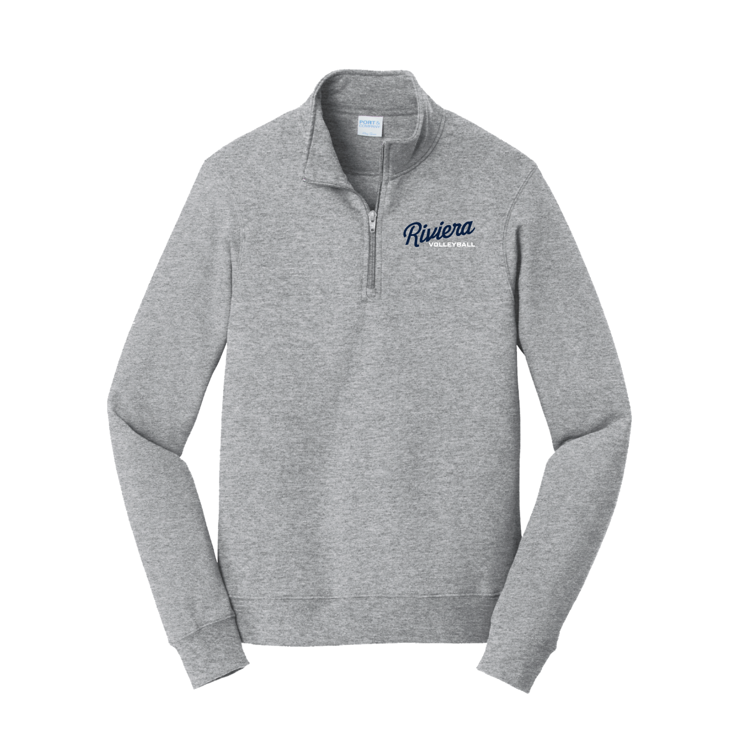 Grey 1/4-Zip Pullover – Riviera Volleyball