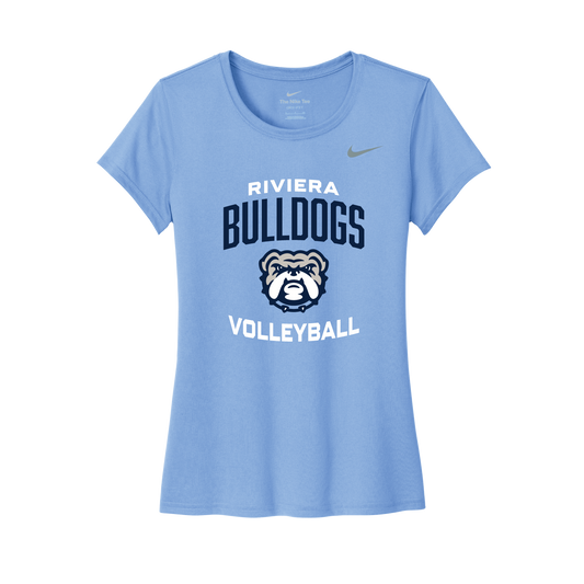 Light Blue Nike Ladies Tee – Riviera Bulldogs Volleyball