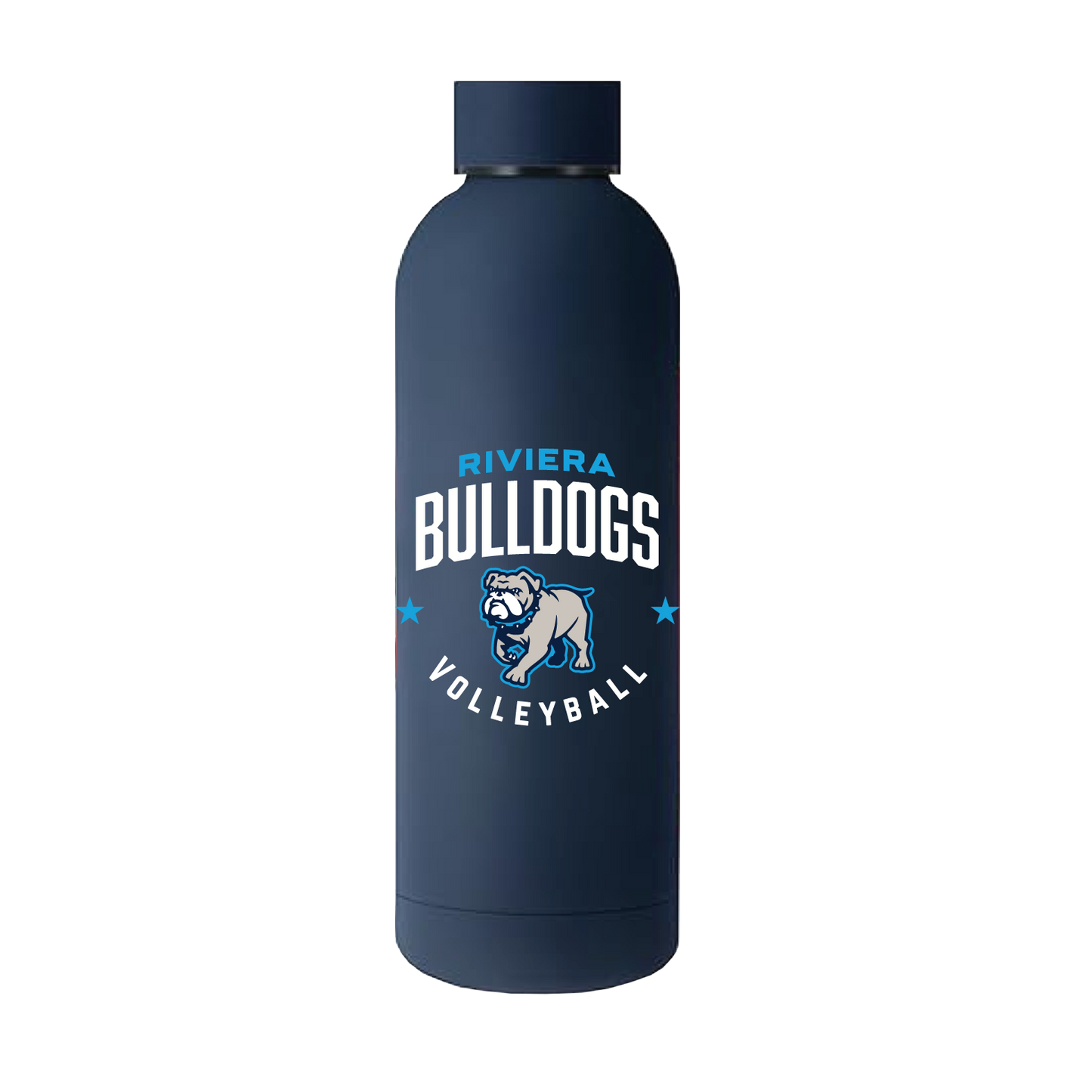 Navy Water Bottle – Riviera Bulldogs Volleyball
