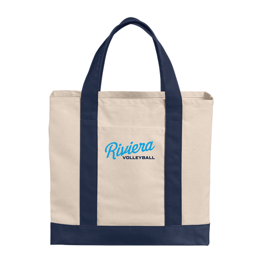 Canvas Tote Bag – Riviera Volleyball