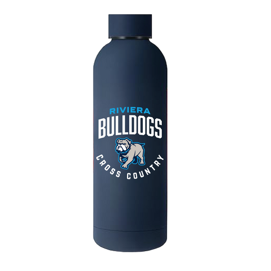 Navy Water Bottle – Riviera Bulldogs Cross Country