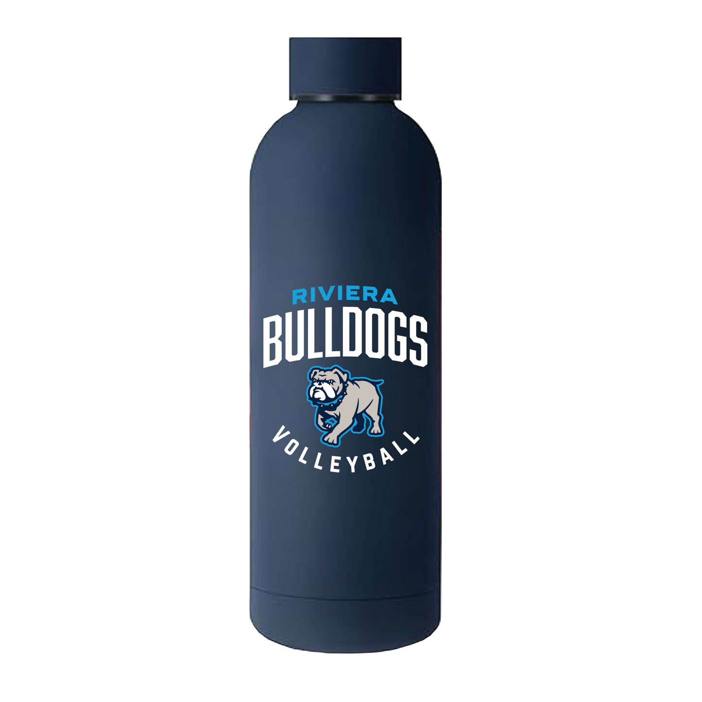 Navy Water Bottle – Riviera Bulldogs Volleyball