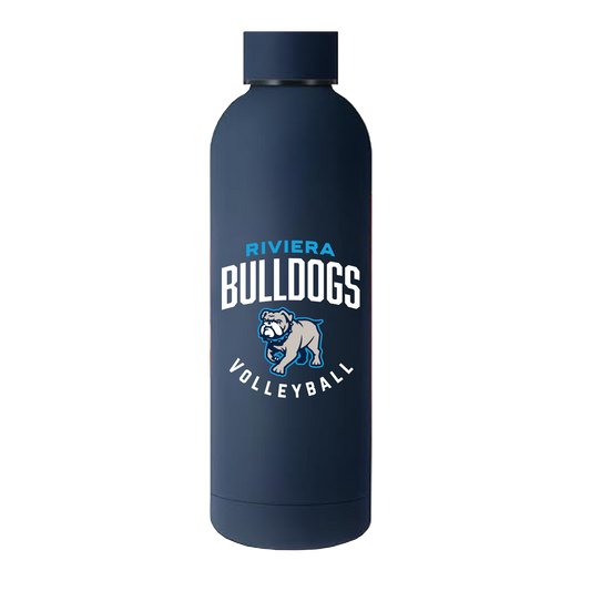 Navy Water Bottle – Riviera Bulldogs Volleyball