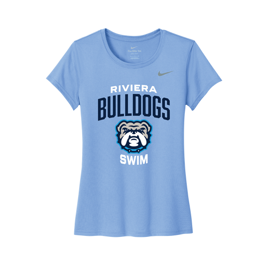Light Blue Nike Ladies Tee – Riviera Bulldogs Swimming