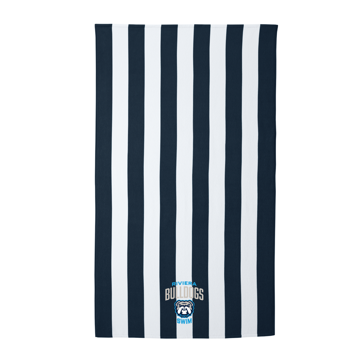 Striped Towel – Riviera Bulldogs Swimming