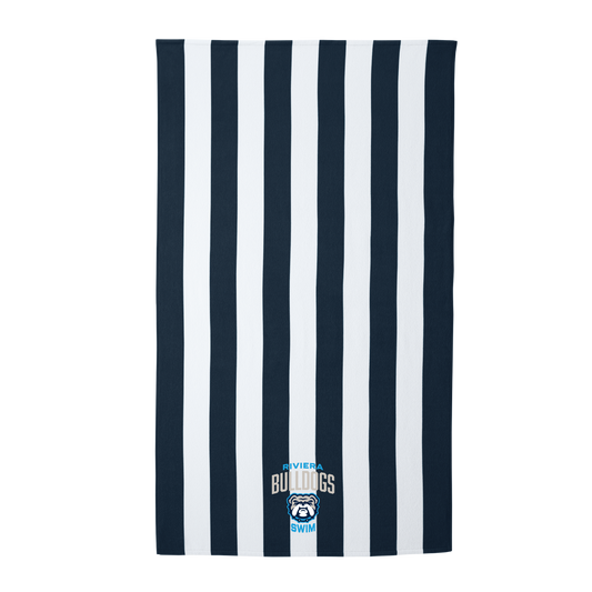 Striped Towel – Riviera Bulldogs Swimming