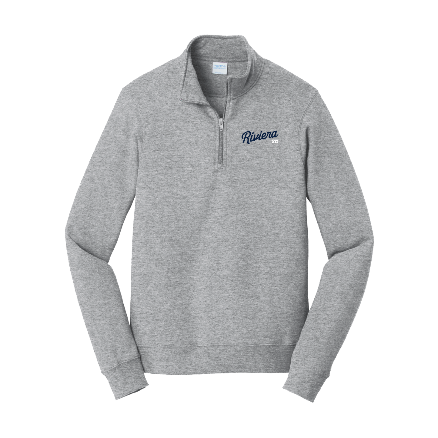 Grey 1/4-Zip Pullover – R Cross Country