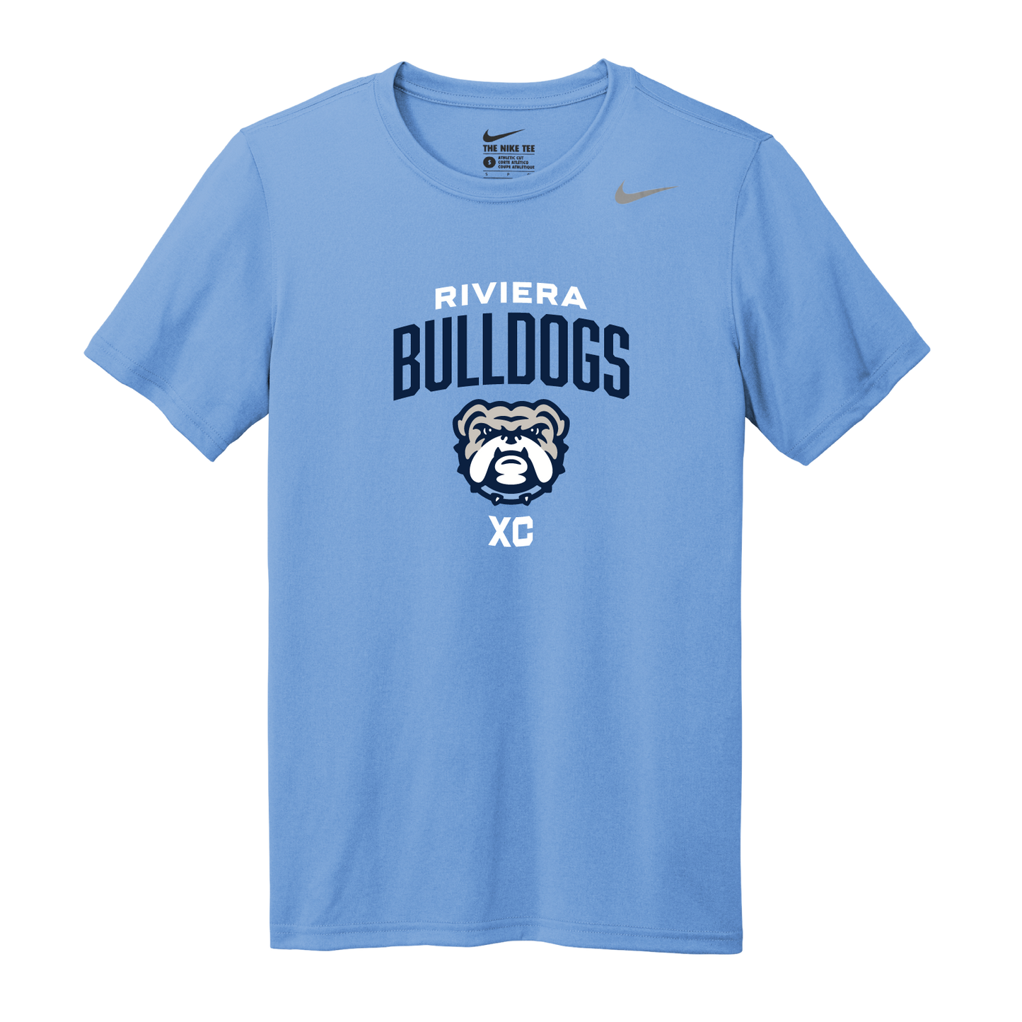 Light Blue Nike Tee – Riviera Bulldogs Cross Country