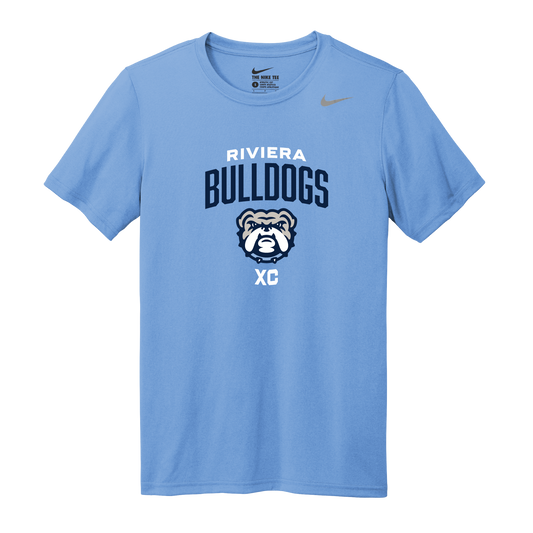 Light Blue Nike Tee – Riviera Bulldogs Cross Country