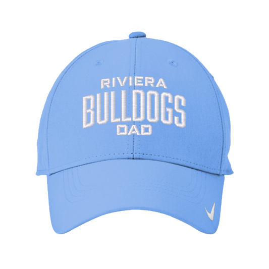 Light Blue Bulldog Dad Cap