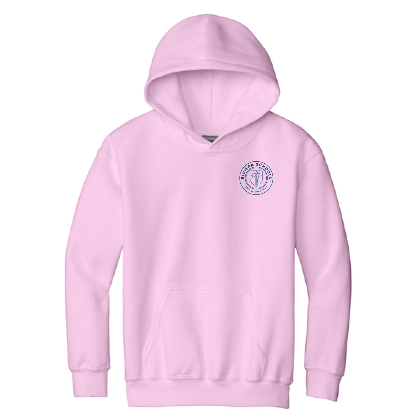 Pink Embroidered Hoodie