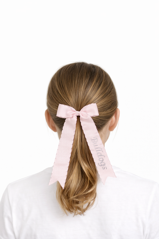 Bulldog Bow Pink