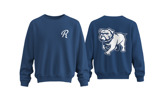 Bulldog Navy Crewneck