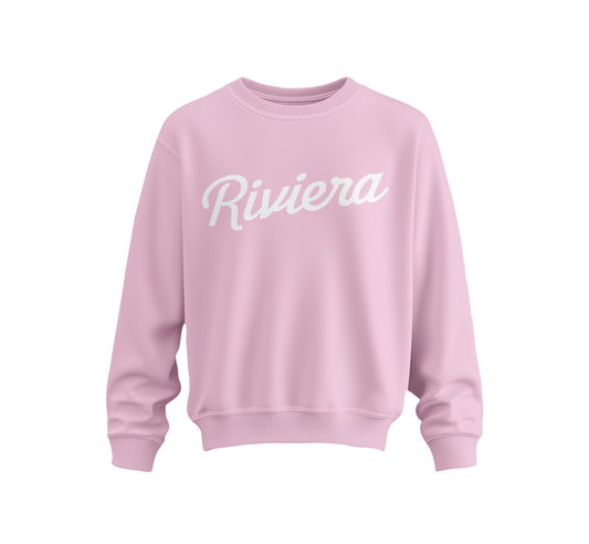 Riviera pink crewneck sweater