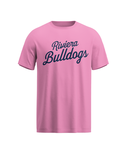 Riviera Bulldog Cursive Tshirt